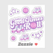 レトロGroovyローラディスココレクション シール (シート)