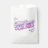 レトロGroovyローラディスコパーティー好意バッグ フェイバーバッグ (正面)