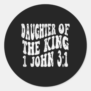 レトロGroovy信仰1 John 3 1王の娘 ラウンドシール