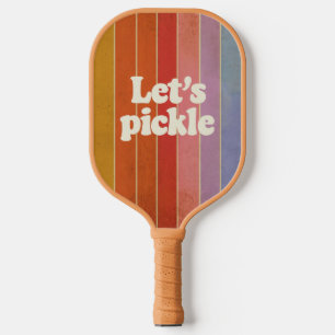 レトロGroovy美学ヒッピーヴィンテージ70s ピックルボールラケット