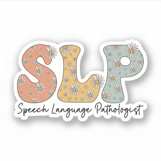 レトロGroovy言語病理学者SLP シール (正面)