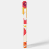 レトロGroovy電話ケースフローラヒッピーのカバーのフィット Case-Mate iPhoneケース (裏面 / 左)