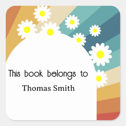 レトロGroovy – この本は スクエアシール (正面)