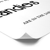 レトロGroovy – キャンディゲームポスターの数を推測 ポスター (角)