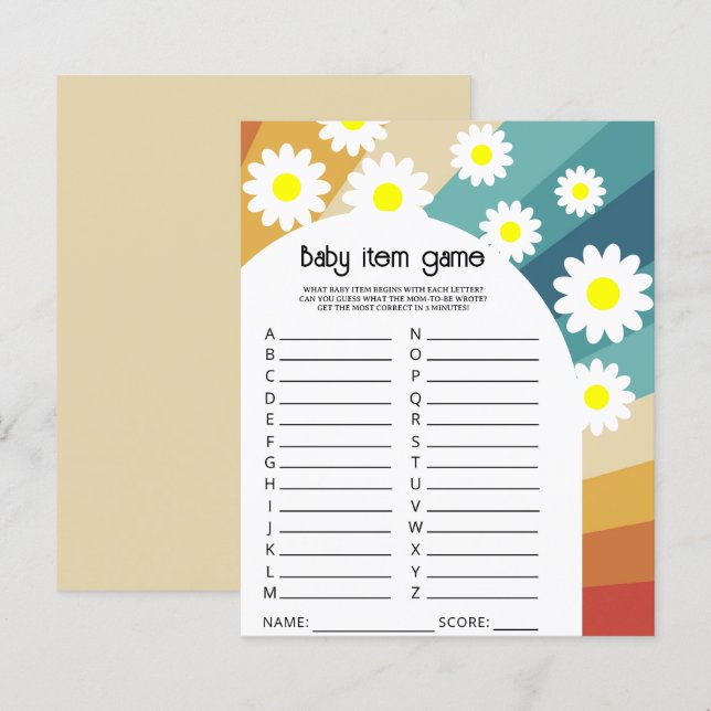 レトロGroovy -ベビーアイテムゲーム (正面/裏面)