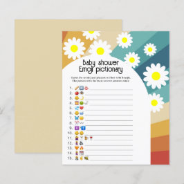 レトロGroovy – 絵文字写真ゲーム赤ちゃんシャワー