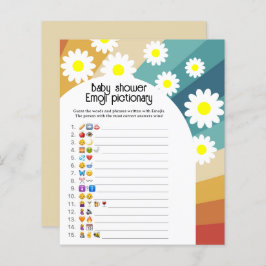 レトロGroovy – 絵文字写真ゲーム赤ちゃんシャワー