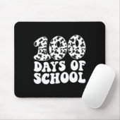 レトロGroovy 100日の学校の牛プリント100Da マウスパッド (マウス)