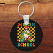 レトロGroovy 100日の学校先生キッズゴス キーホルダー (正面)