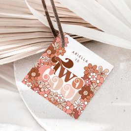 レトロGroovy 2女クールの子2nd誕生日 フェイバータグ