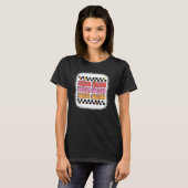 レトロGroovy 6年生先生学生バックシュ Tシャツ (正面フル)