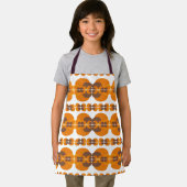 レトロGroovy 60の70のバブルのパターン エプロン (インサイチュ)