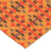 レトロGroovy 60の70のバブルのパターン ショートテーブルランナー (コーナー)