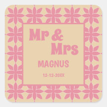 レトロgroovy 70のはっきりしたタイポグラフィ桃とピンク