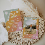 レトロgroovy 70の結婚式招待状 招待状<br><div class="desc">この結婚式招待状カードはレトロなカラーパレット。ほとんどの用語を編集するには、[このテンプレートをカスタマイズ]を選択する。背景もし色や文字色などの編集が必要な場合は、ツールバーから「さらにカスタマイズ」を選択してください。</div>