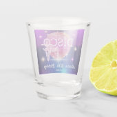 レトロGroovy 70sディスコボール誕生日パーティー ショットグラス (裏面)