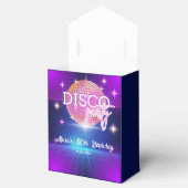 レトロGroovy 70sディスコボール誕生日パーティー フェイバーボックス (オープン)