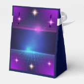 レトロGroovy 70sディスコボール誕生日パーティー フェイバーボックス (裏面サイド)