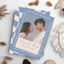 レトロGROOVY 70S青ミュートされたトーン