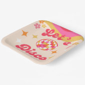 レトロGroovy 70s Let's Disco Any Age誕生日 ペーパープレート (傾斜あり)