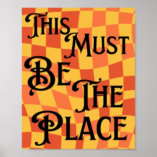 レトロGroovy 80s,90sこれは場所レトロでなければならない ポスター (正面)