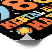 レトロGroovy 988メンタルヘルス問題スーサイドプレ ポスター (角)