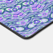 レトロGroovy Bohoヒッピートリップ(幻覚体験)のようなジュエルトンマンダラ デスクマット (コーナー)