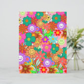 レトロGroovy Boho Hippie花 (スタンド正面)