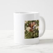 レトロGroovy Flowers Mother's Day写真 ジャンボコーヒーマグカップ (正面右)