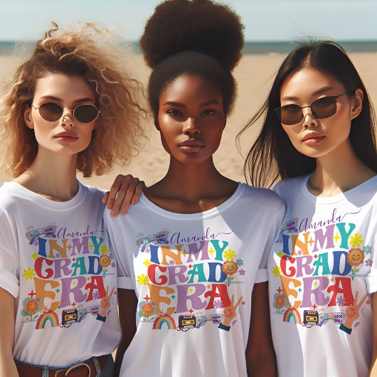 レトロGroovy Grad Eraクラス2025卒業 Tシャツ