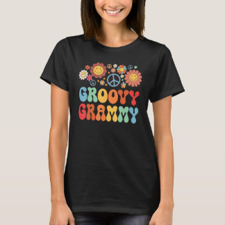 レトロGroovy Grammyマッチングファミリー1st誕生日P Tシャツ