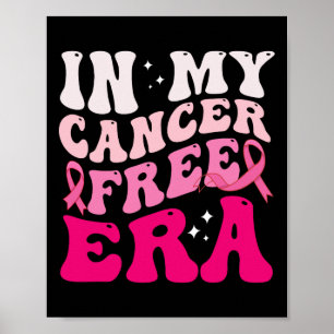 レトロGroovy In My Cancer Free Era乳がんA ポスター