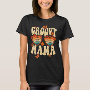 レトロGroovy Mama 70s美学1970s母s Da Tシャツ
