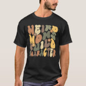レトロGroovy Moms風変わりビルドキャラクター Tシャツ (正面)