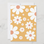 レトロGroovy One 70のスタイル誕生日招待状 招待状 (裏面)