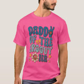 レトロGroovy One Father's Day 1st Birthda Tシャツ (正面)