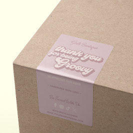 レトロGroovy Purpleをご購入いただきありがとうございます ラベル