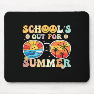 レトロGroovy School39s Out For Summer Graduation T マウスパッド