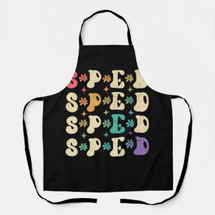 レトロGroovy SPED先生新学期SPED Gro エプロン