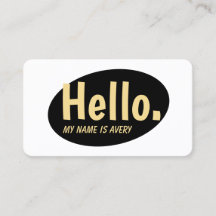 レトロHello Social Networking名刺