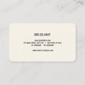 レトロHello Social Networking名刺 名刺 (裏面)