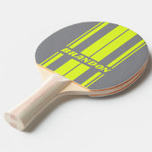 レトロHI VISボードストライプの名前 卓球ラケット (正面アングル)