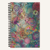 レトロHippie:ファンタジースパイラルノートブック ノートブック (正面)