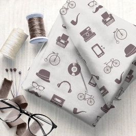 レトロHipsterグラフィックス#3 ID1073 ファブリック