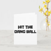 レトロHit The Dang Byll – コピー カード (黄色い花)