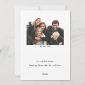 レトロHolly Jolly BBQクリスマスフォトTemp : Green シーズンカード (裏面)