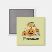 レトロIラブ秋防止秋職業 マグネット (正面/裏面)