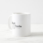 レトロIG Facebook Youtube |ソーシャルメディアQRコード コーヒーマグカップ (正面左)