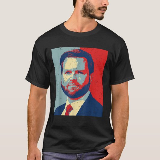 レトロJ.D.ヴァンス大統領2028 ヴァンス2028 Tシャツ (正面)
