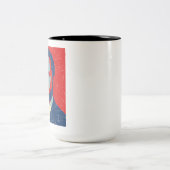 レトロJ.D. Vance for President 2028 Vance 2028 ツートーンマグカップ (中央)